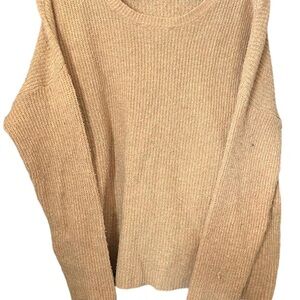 Arizona Mustard Waffle Knit Sweater Large
